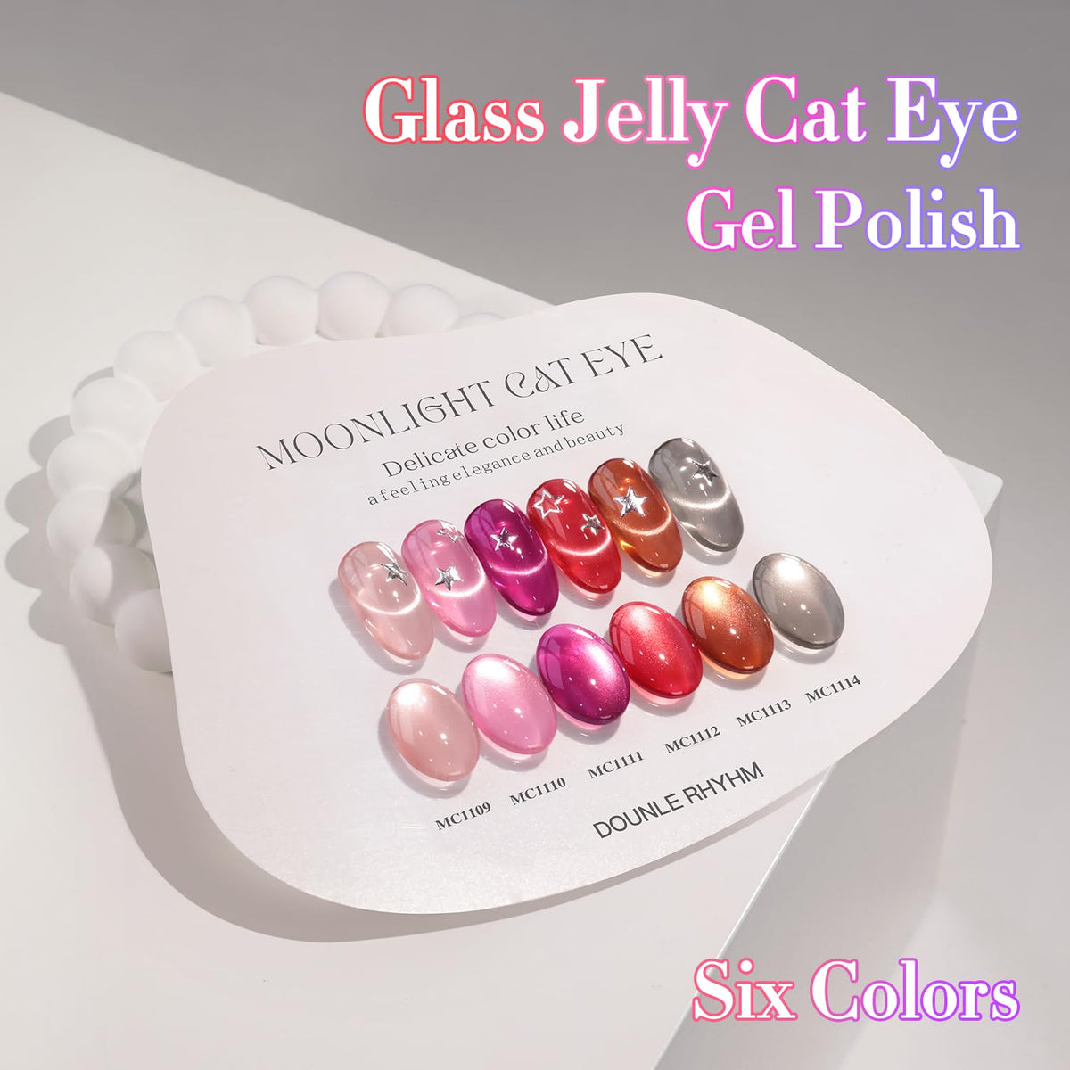 Double Rhythm beginner-friendly gel polish designed for easy nail art