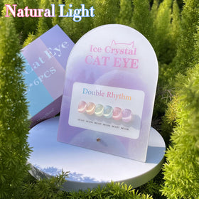 Gift-ready Double Rhythm cat eye gel polish kit for celebrations