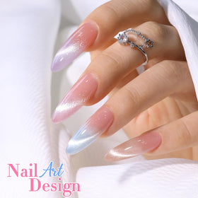 Double Rhythm gel polish bottle with brush for easy at-home application