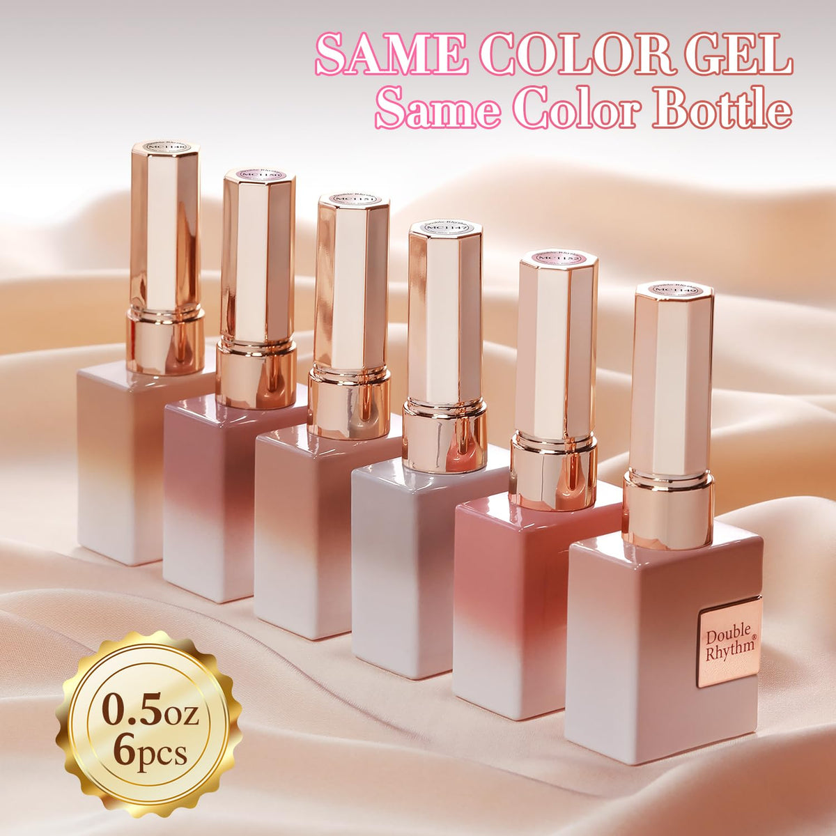Double Rhythm gel polish magnet demonstrates holographic cat eye effect