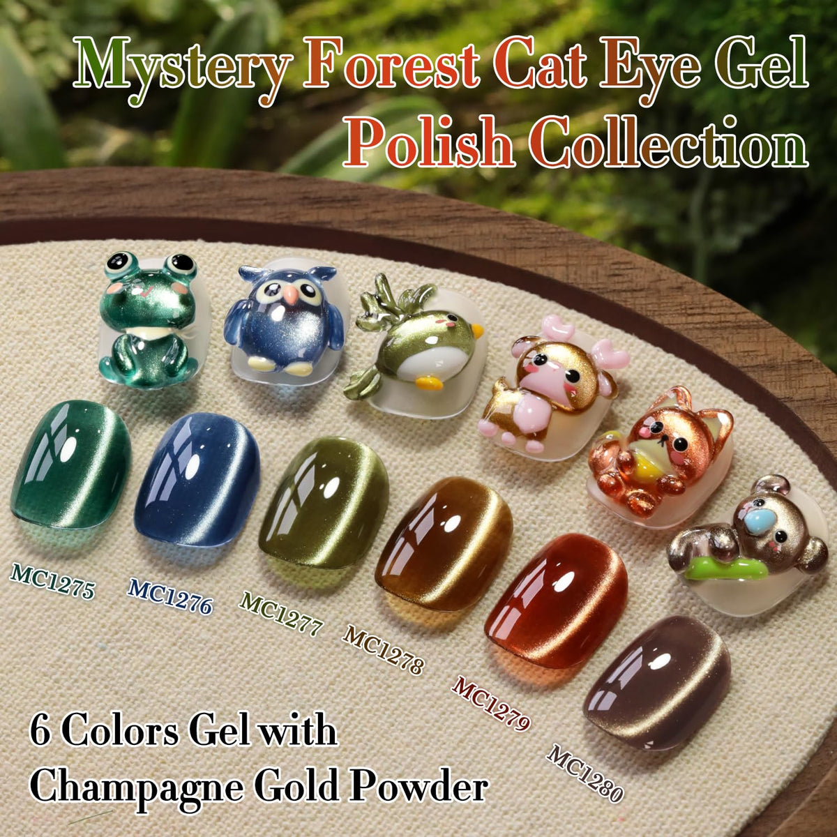 Double Rhythm navy blue cat eye gel polish for chic, durable nails.