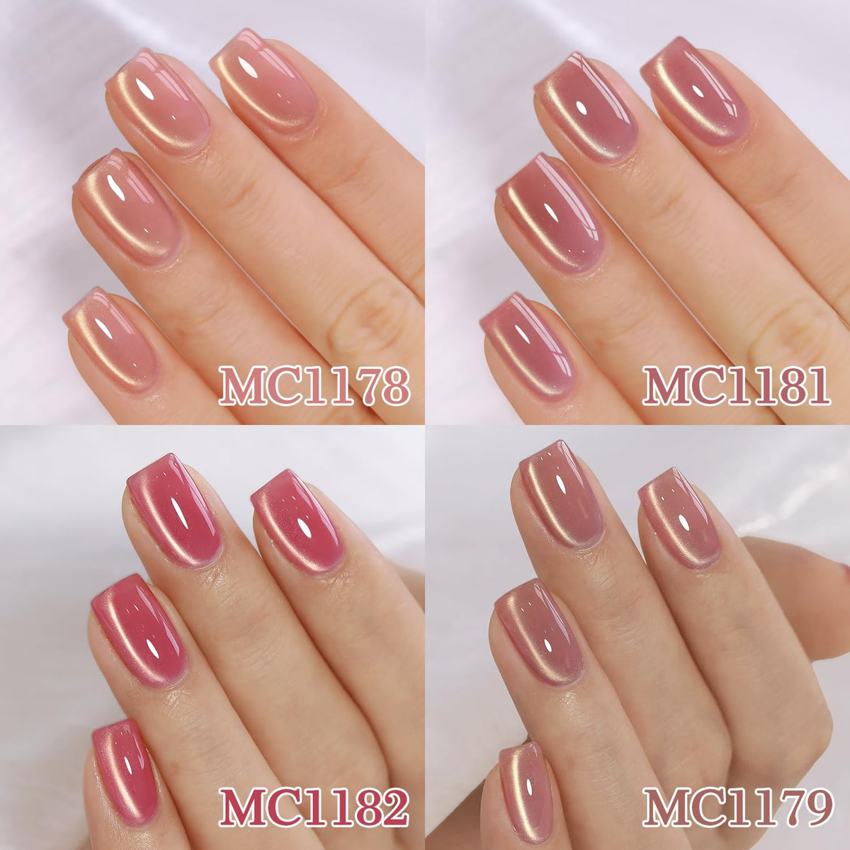 Double Rhythm Rose T6-32 gel polish in application-ready bottle for quick, salon-like results.