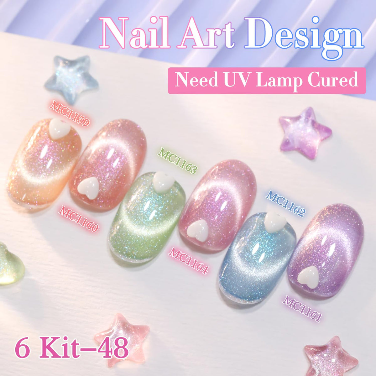Double Rhythm cat-eye gel polish silver-shimmer palette—smooth coverage for flawless nails