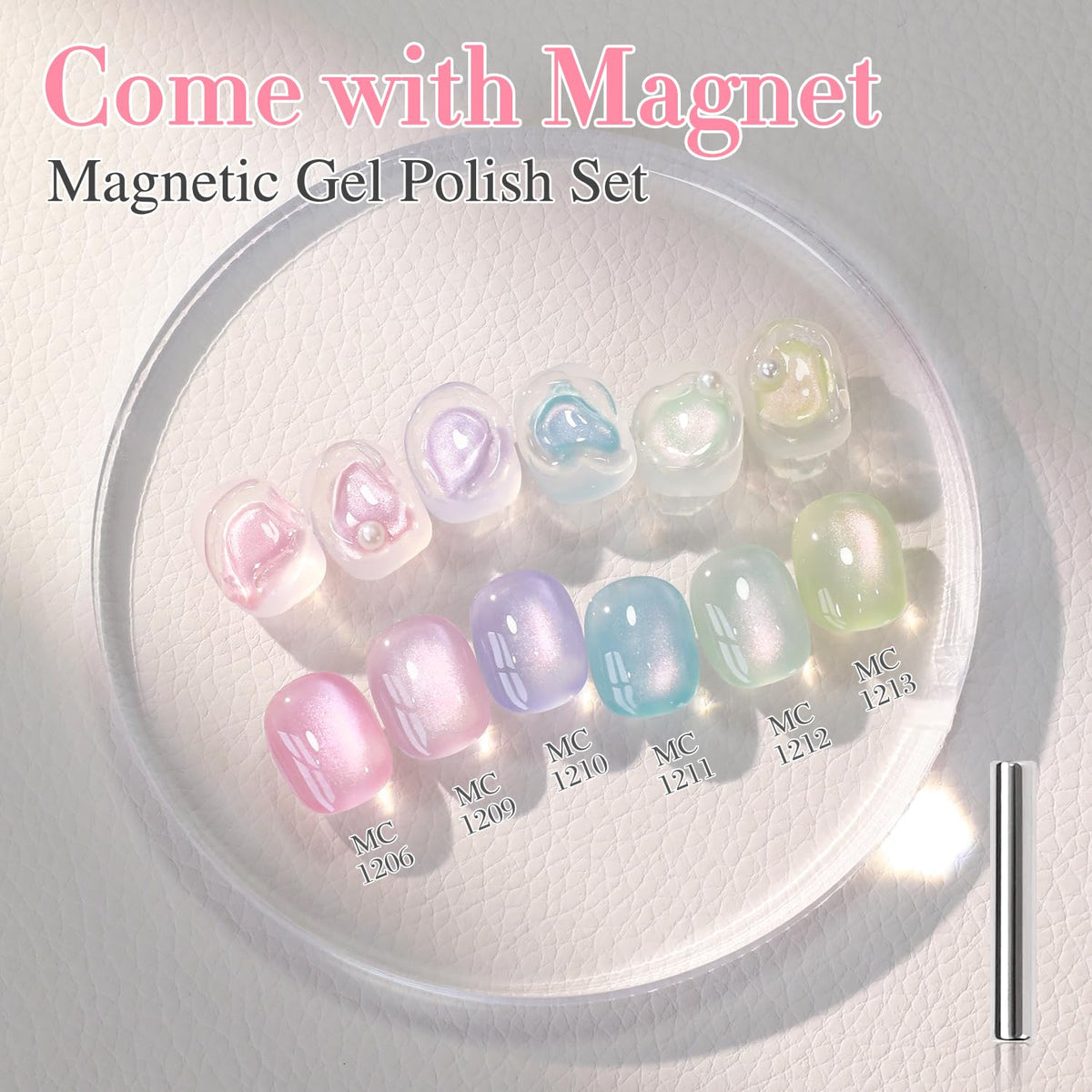 Double Rhythm magnetic shimmer effect adds depth.