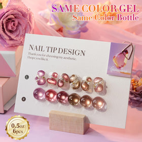 Double Rhythm bottle with shimmer finish for DIY nails