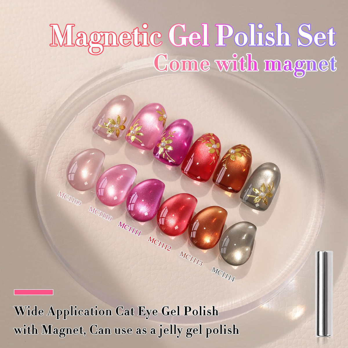 Double Rhythm color swatches included to plan seasonal nail looks.