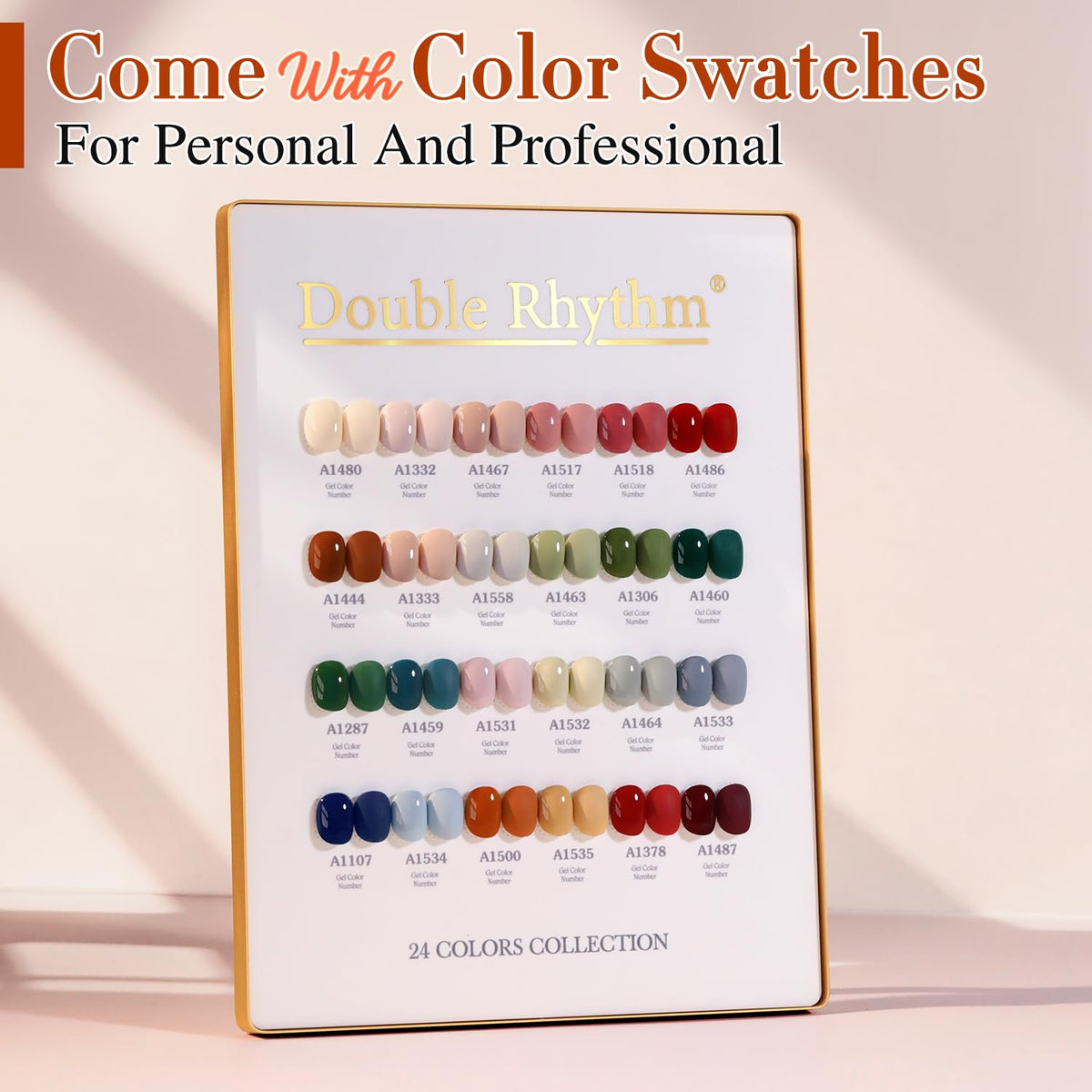Double Rhythm durable finish for long-lasting, professional-looking nails.