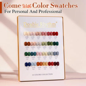 Double Rhythm durable finish for long-lasting, professional-looking nails.