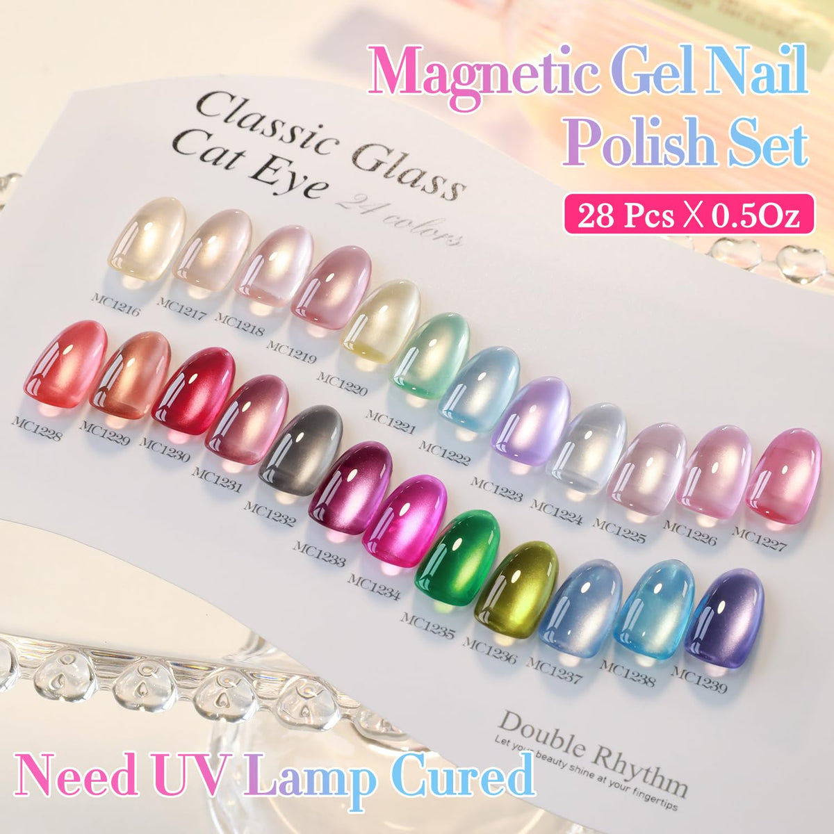 Double Rhythm beginner-friendly gel polish kit for easy nail art