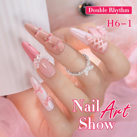 Double Rhythm makes application beginner-friendly with smooth, even color.