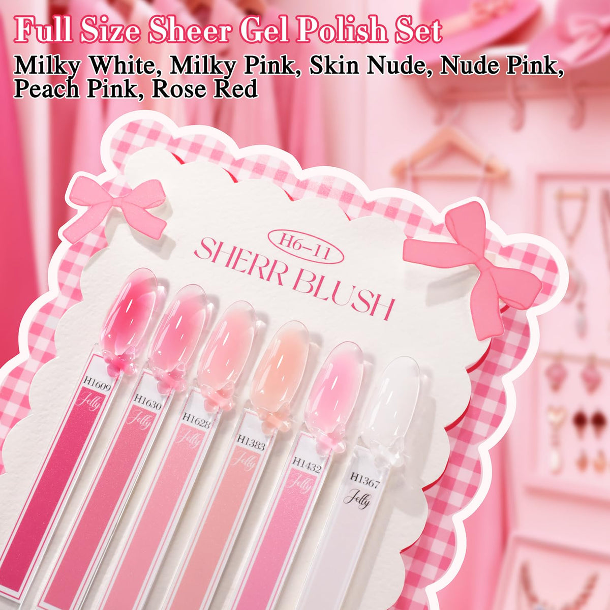 Double Rhythm gel polish bottles front view highlight pigmented, even coverage.