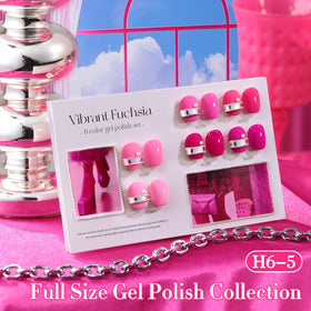 Shimmer gel polish finish on nails shows radiant light-reflective effect.