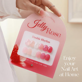 Gel polish finish from Double Rhythm delivering professional shine.