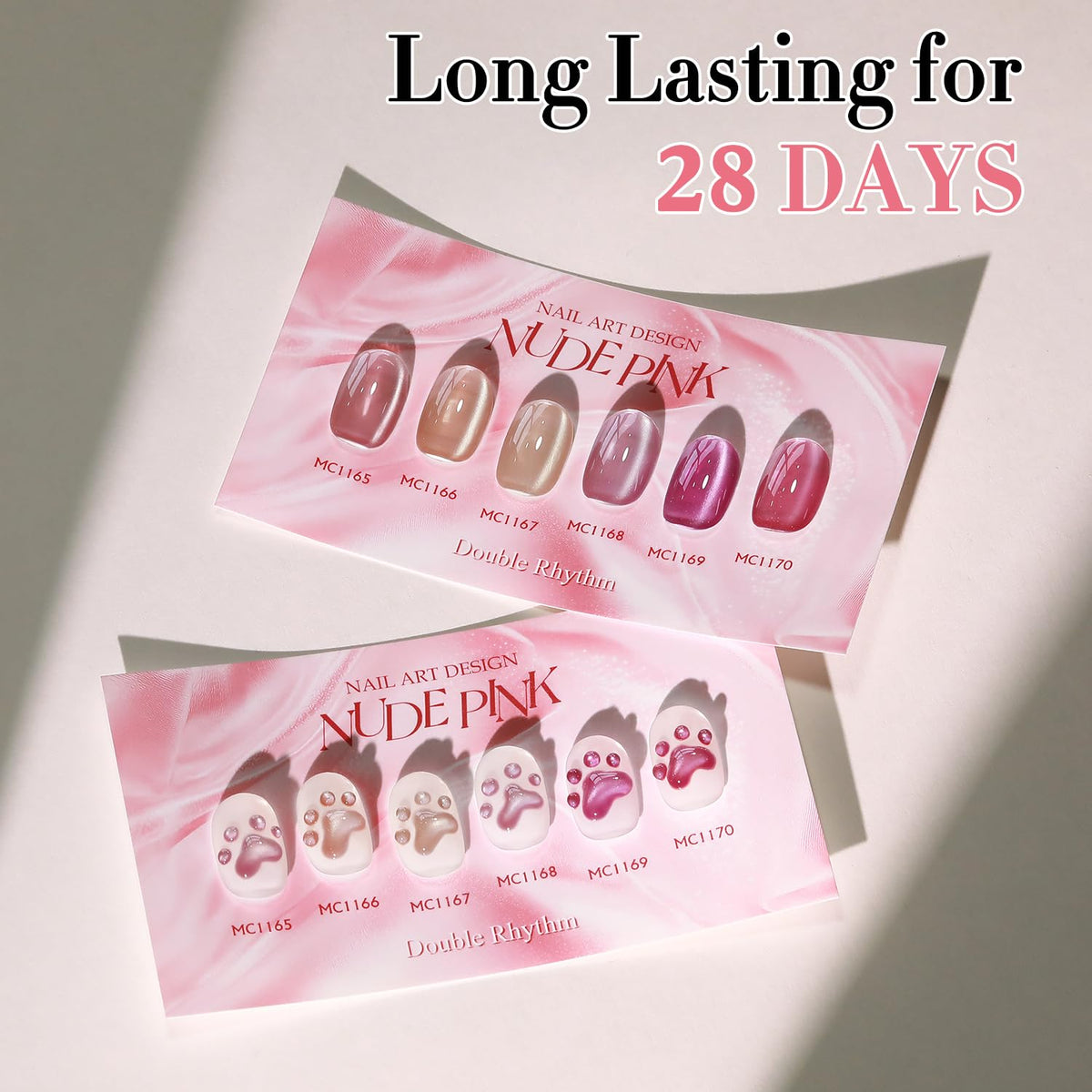 Double Rhythm gift-ready packaging box with six-color cat eye set.