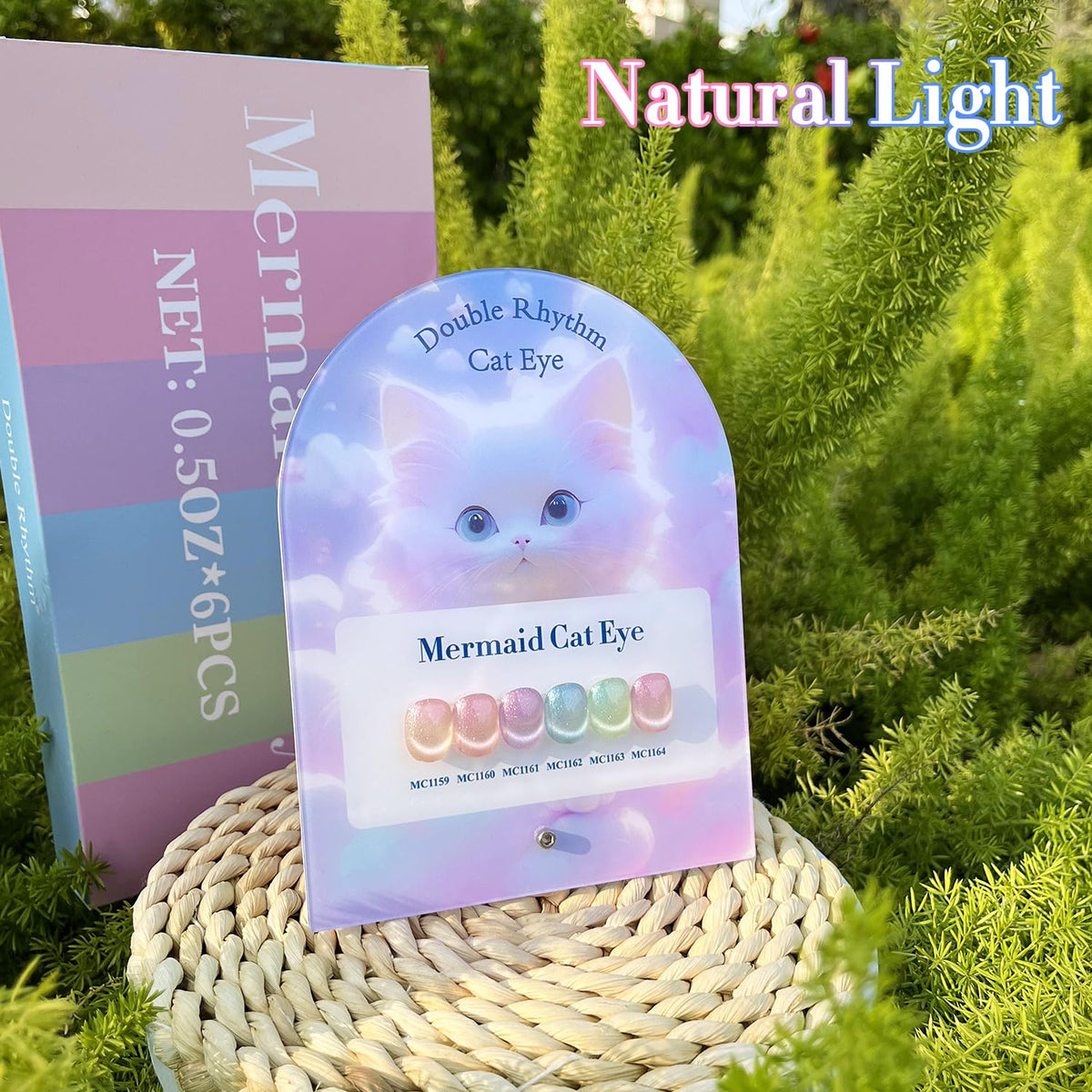 Double Rhythm holographic reflectivity magnetic polish with magnetic shimmer.