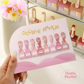 Double Rhythm home manicure setup image suggests easy at-home salon results.