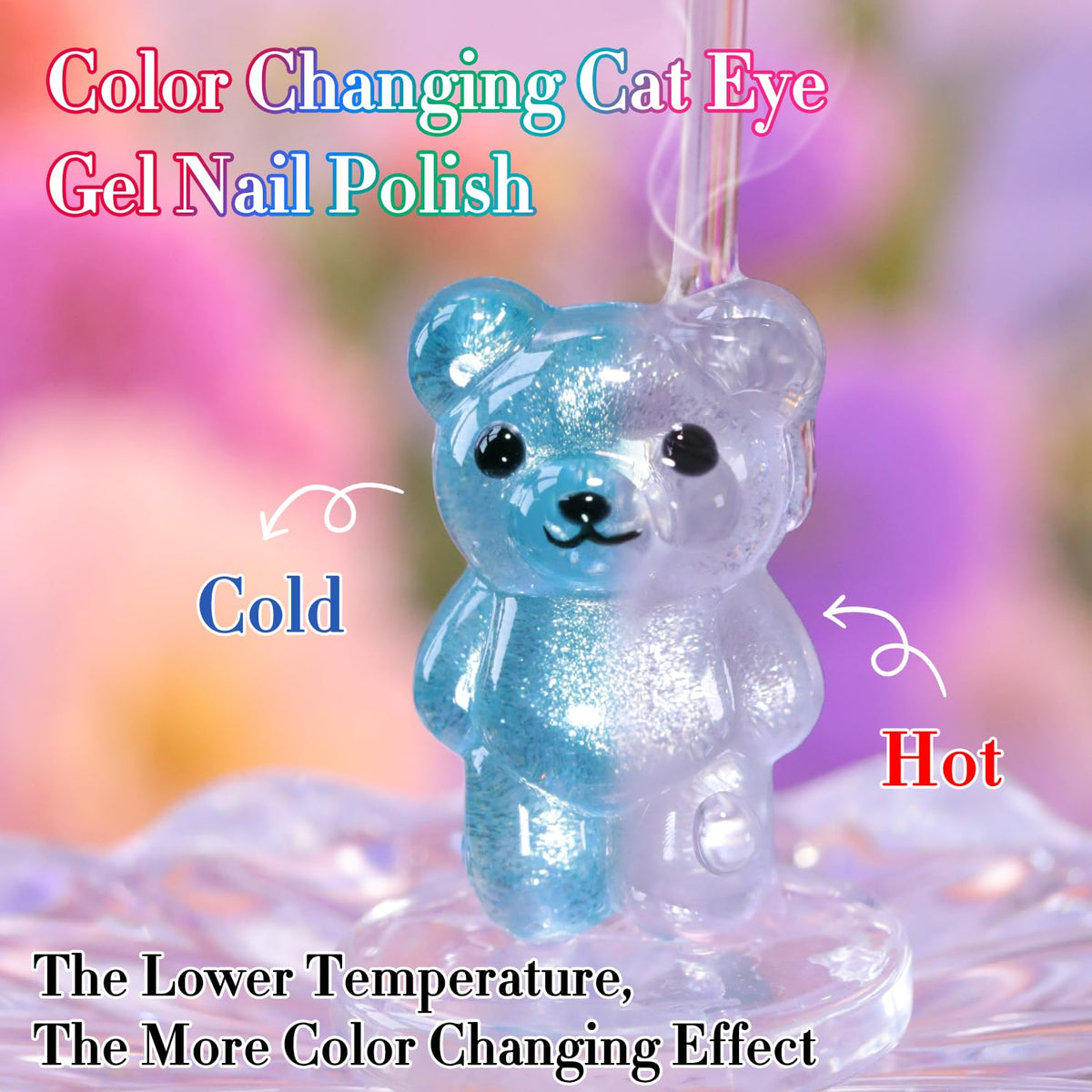 Double Rhythm magnetic holographic effect shows shifting shimmer under light