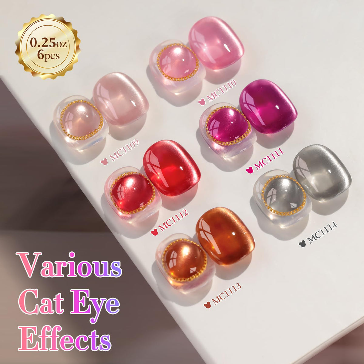 Double Rhythm magnetic tool used to create customizable cat-eye effects