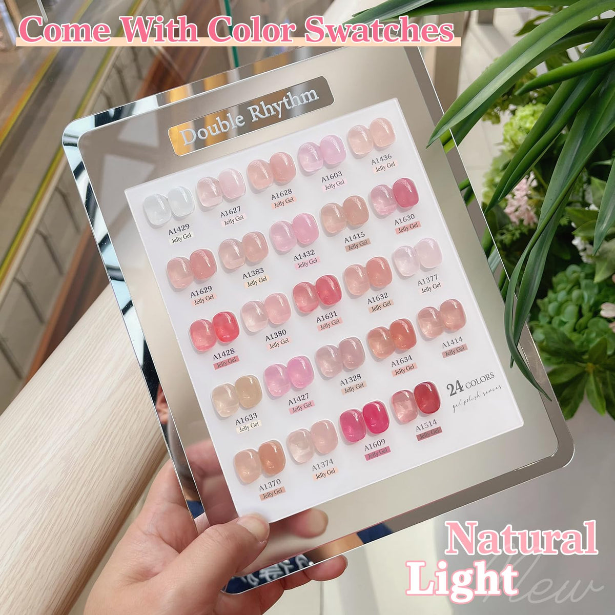 Double Rhythm nail polish bottles close-up emphasizes rich pigmentation and glossy finish.