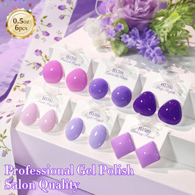 Double Rhythm packaging and logo displayed for an at-home nail kit.