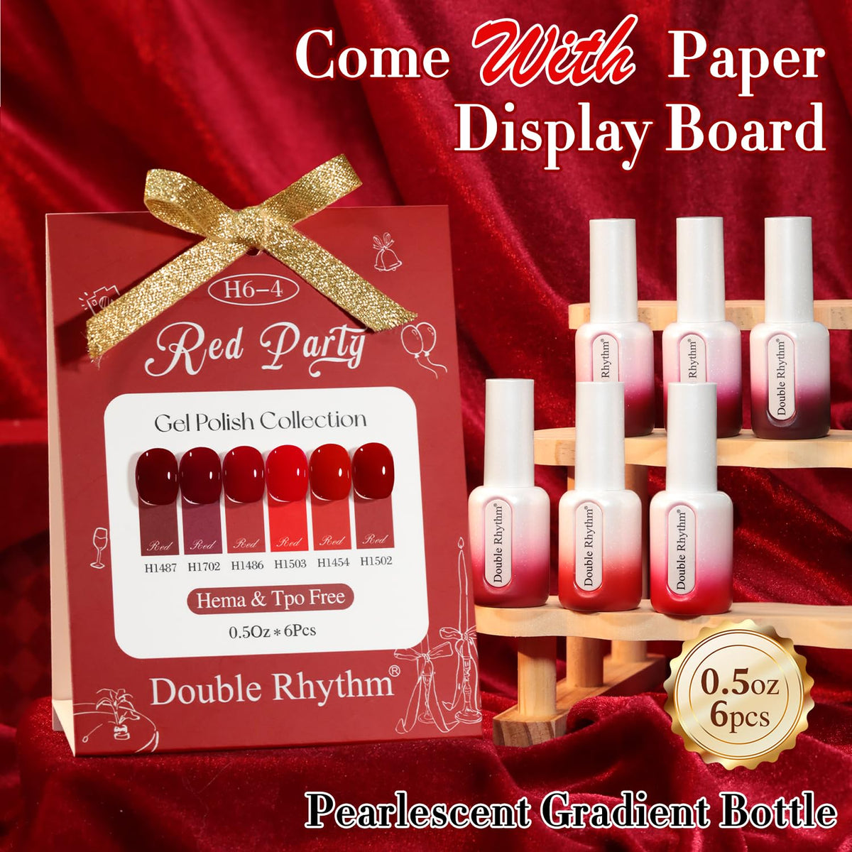 Double Rhythm same color and bottle design for a streamlined kit.