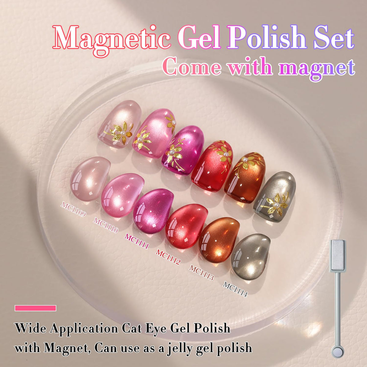 Double Rhythm shimmer glitter gel polish adds radiant depth and sparkle