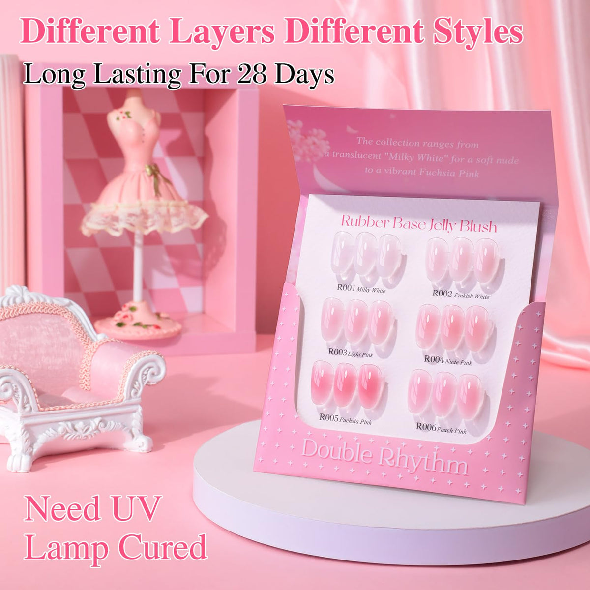Double Rhythm color variety photo for at-home manicure ideas