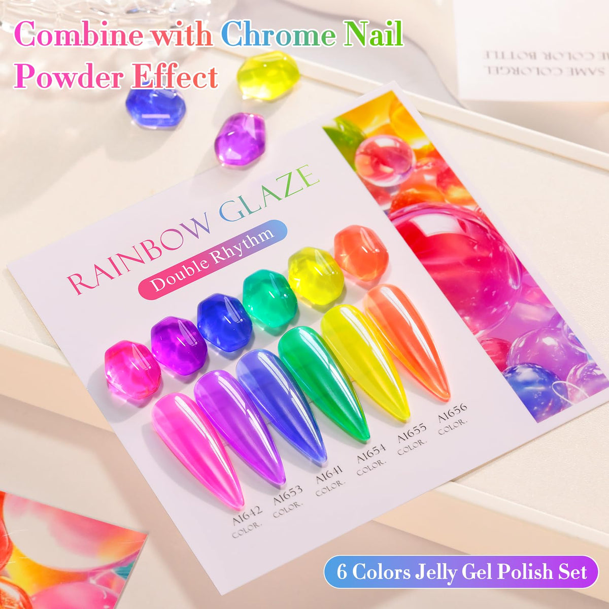 Double Rhythm clear gel coat highlights long-lasting shine.