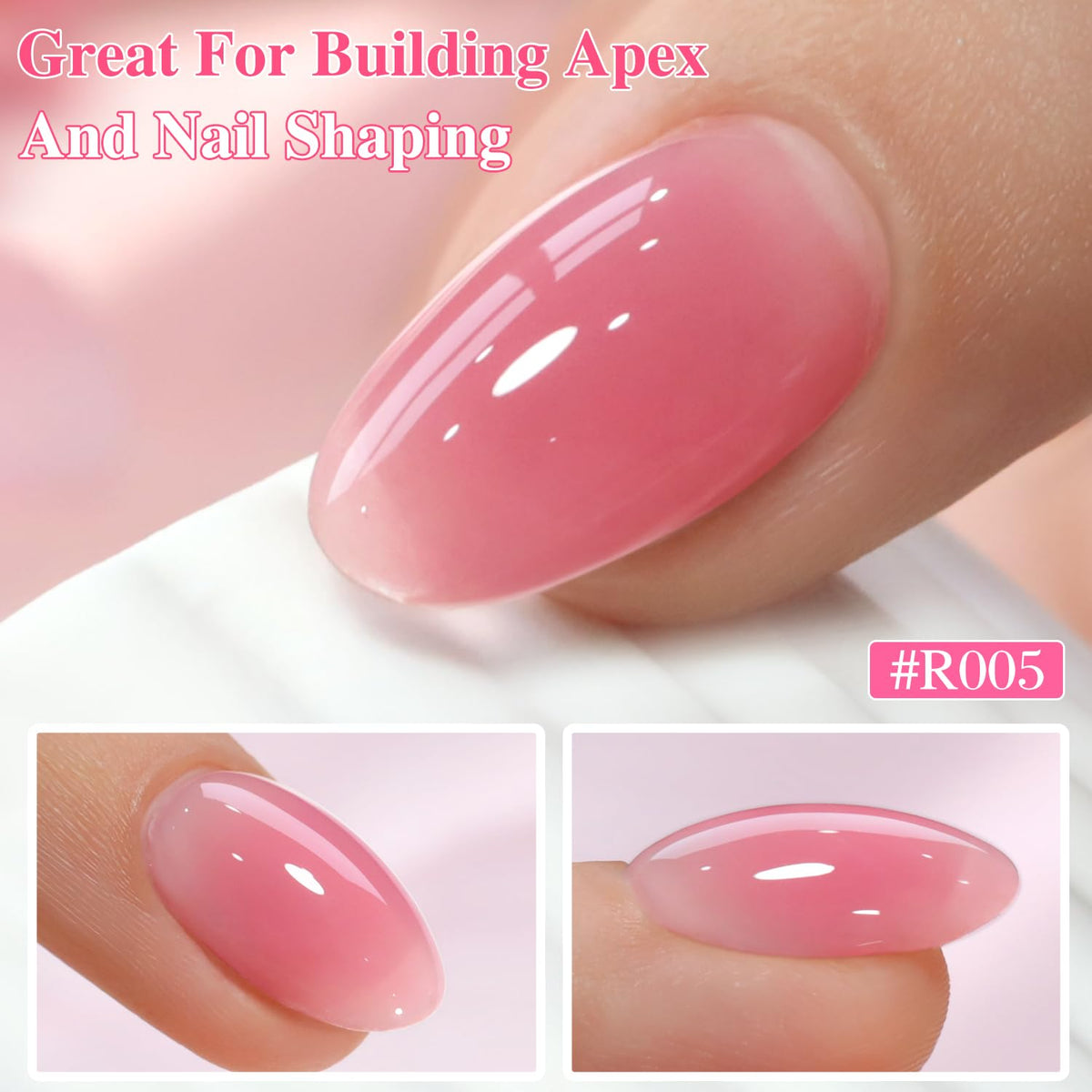 Double Rhythm top coat finish swatch indicating quick cure and gloss