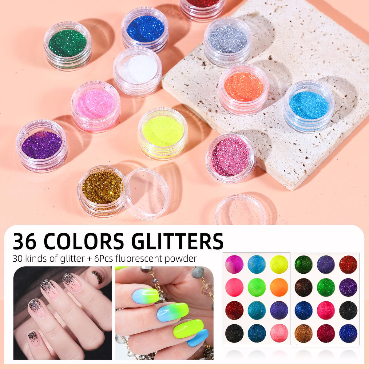 DouborQ acrylic nail brush and tools set for professional results.