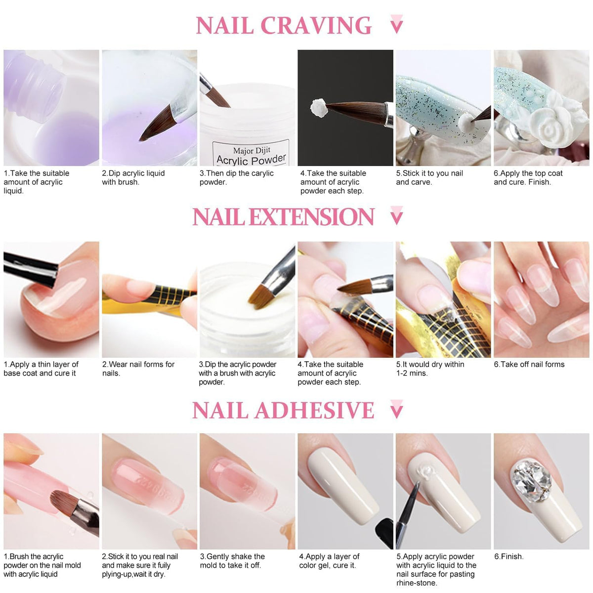 DouborQ beginner-friendly kit for home nail manicures