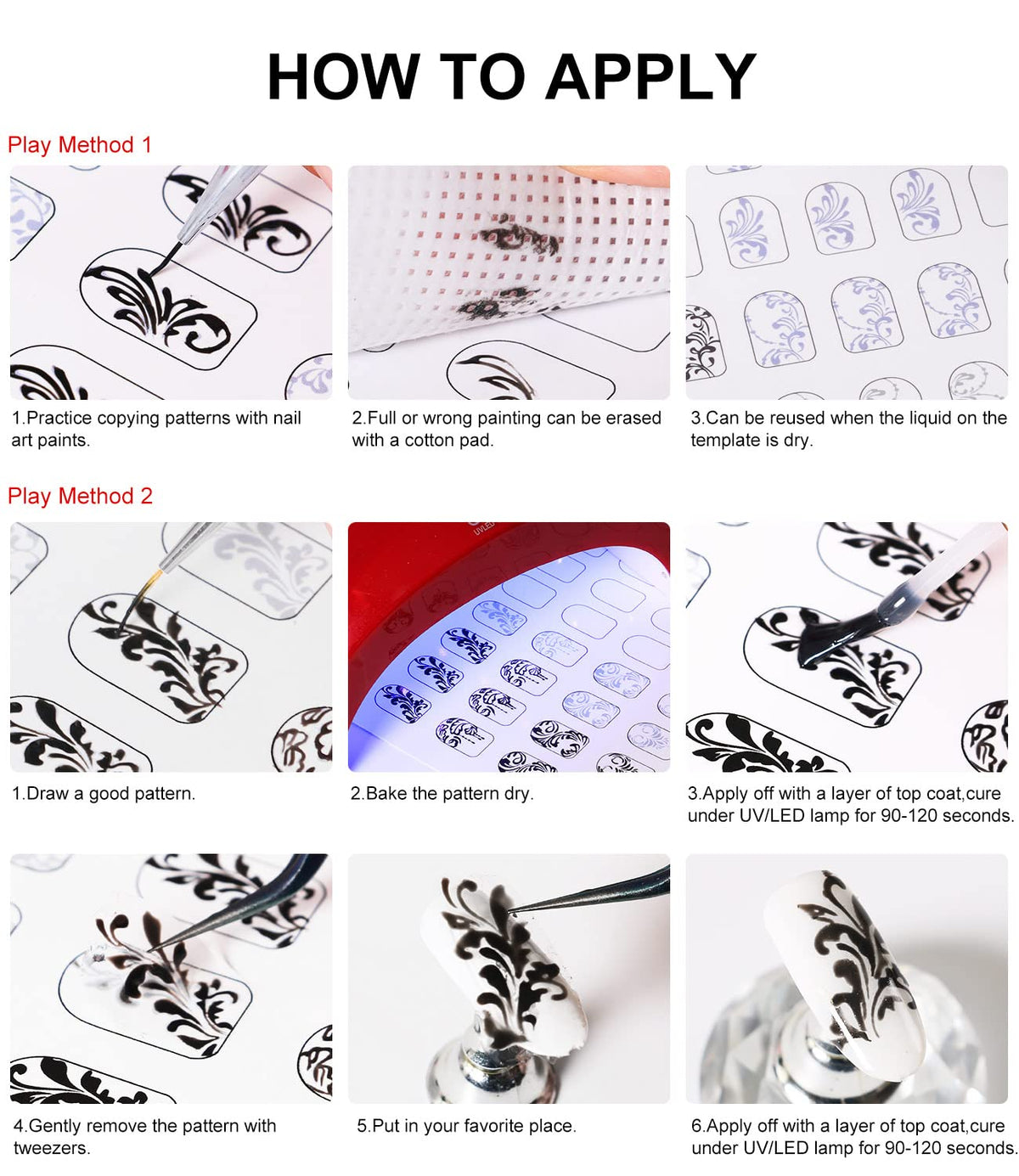 DouborQ nail art templates support varied layouts for practice.