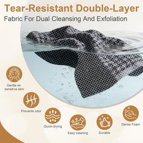 DOUNIU Blissal dual-sided design for gentle and exfoliating use