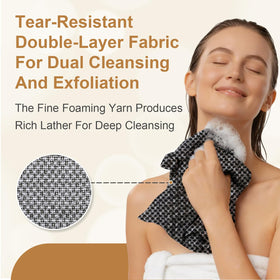 DOUNIU Blissal 48x11 towel providing full-body coverage for at-home scrubbing
