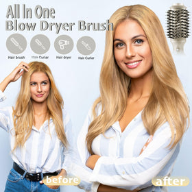 Douviva air wrap styler demonstrating auto wrap curlers for effortless, salon-like curls.