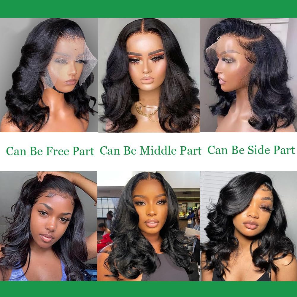 Douyin Bob Wig HD lace close-up highlights delicate lace and scalp illusion.
