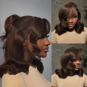 Douyin Bob wig 13x4 lace front showing natural hairline and parting options.