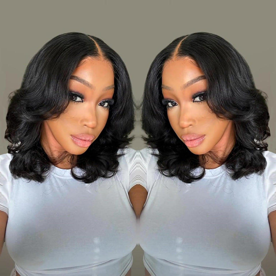 Douyin Wear and Go wig with body wave closure for a natural look