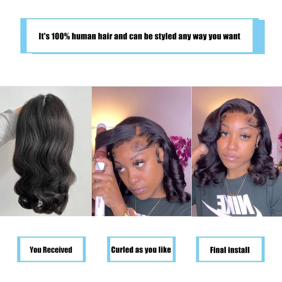 Douyin Wear and Go short bob look for easy everyday styling.