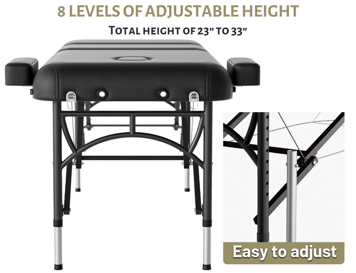 DOVANS massage table headrest and face cradle quick setup
