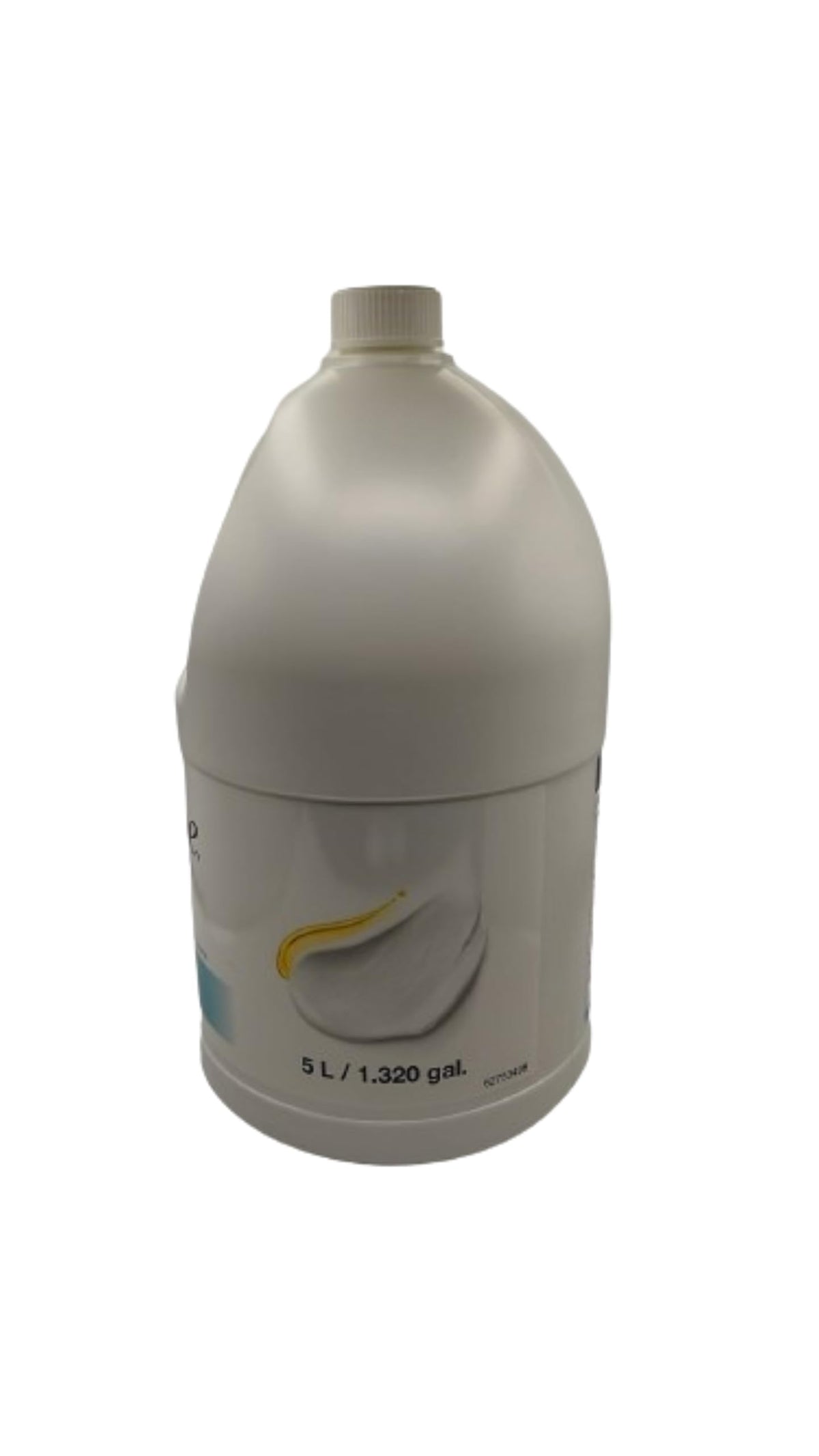 Dove 5Liter Pro Shampoo bulk pack label emphasizes trusted brand and cruelty-free care.
