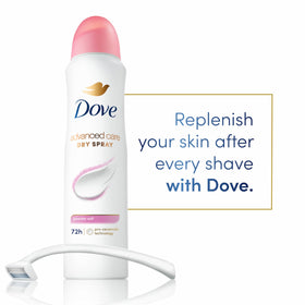 Dove Advanced Care 12-pack packaging highlights value and everyday protection.