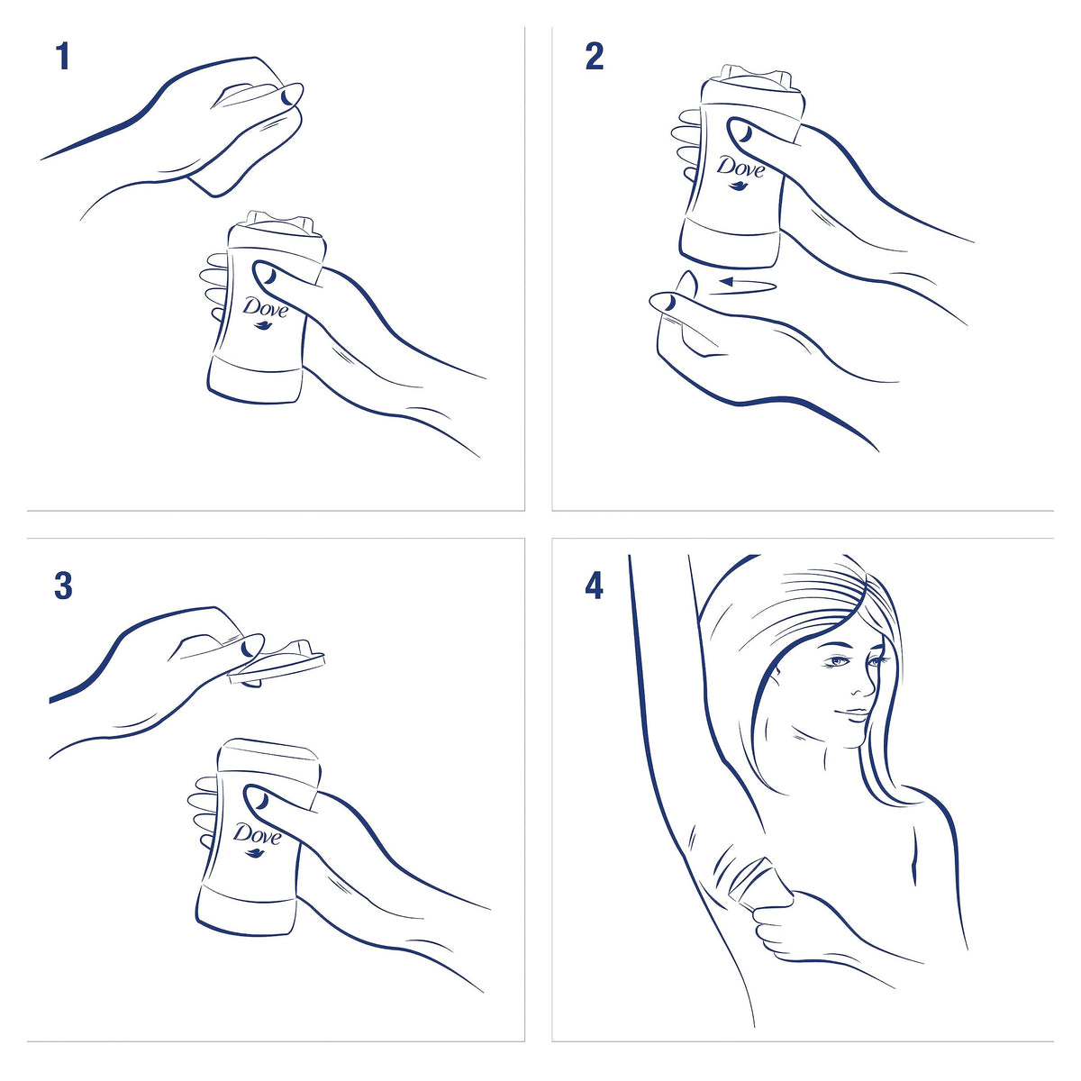 Product packaging design of Dove Advanced Care Cool Essentials
