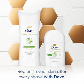 Dove Advanced Care fast-drying formula image conveying quick underarm drying