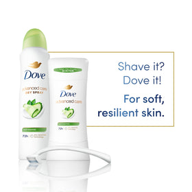 Vegan and alcohol-free formula icon for Dove Advanced Care