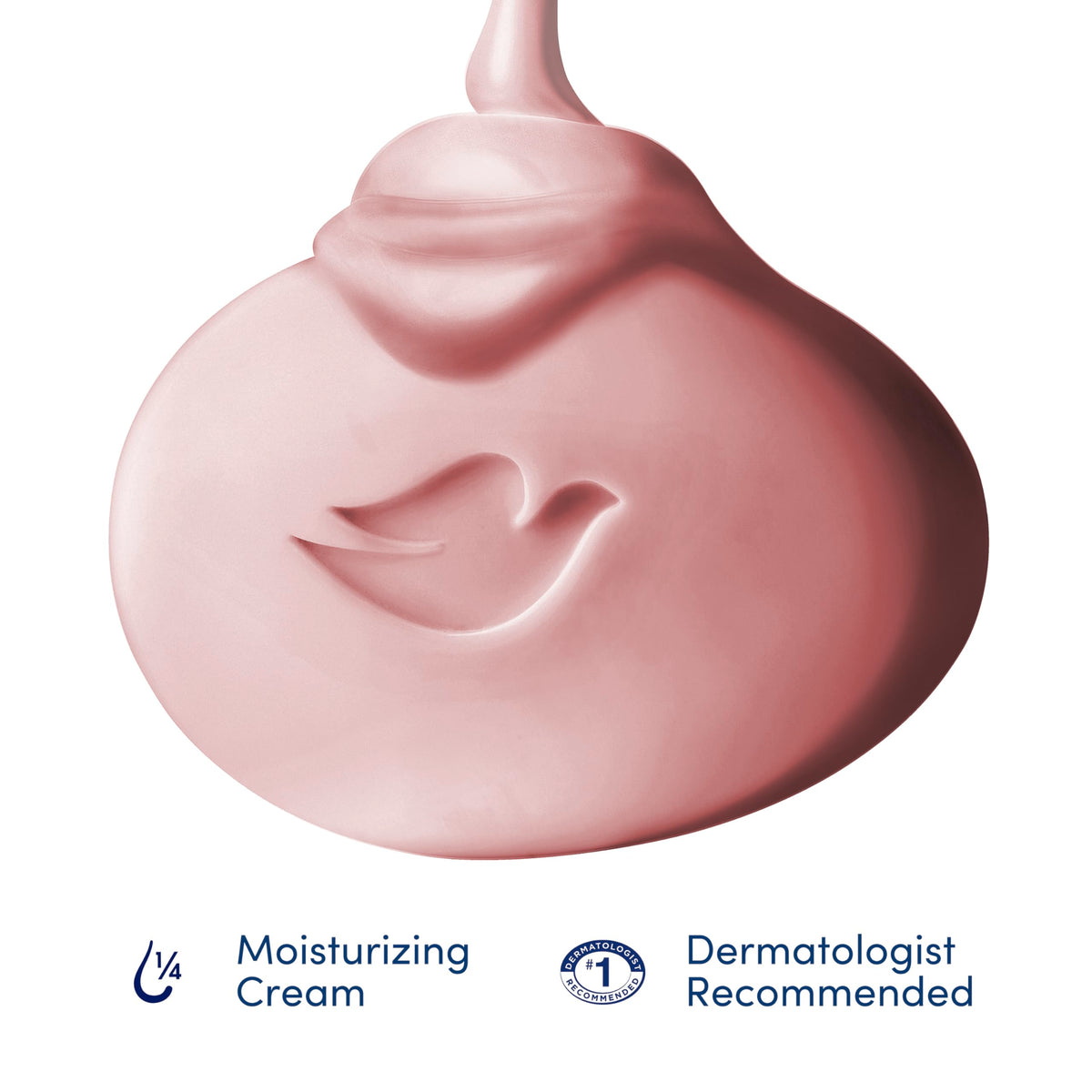 Dove Beauty Bar lather in hand demonstrates everyday cleansing with softness.