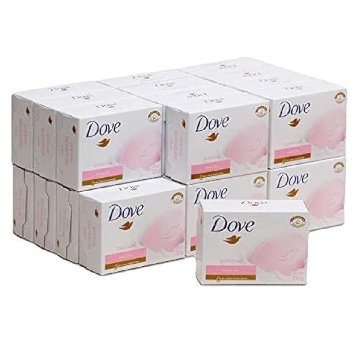 Dove Beauty Cream Bar Pink Rose 135g for gentle cleansing and hydration