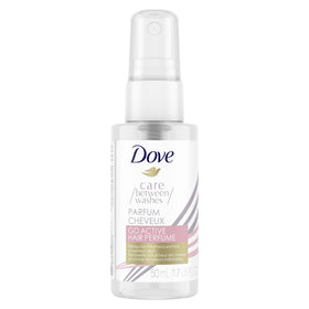 Dove Care Between Washes hair perfume bottle ready for on-the-go refresh.