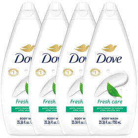 Dove Deep Moisture bottle for a hydrating, cleansing shower.