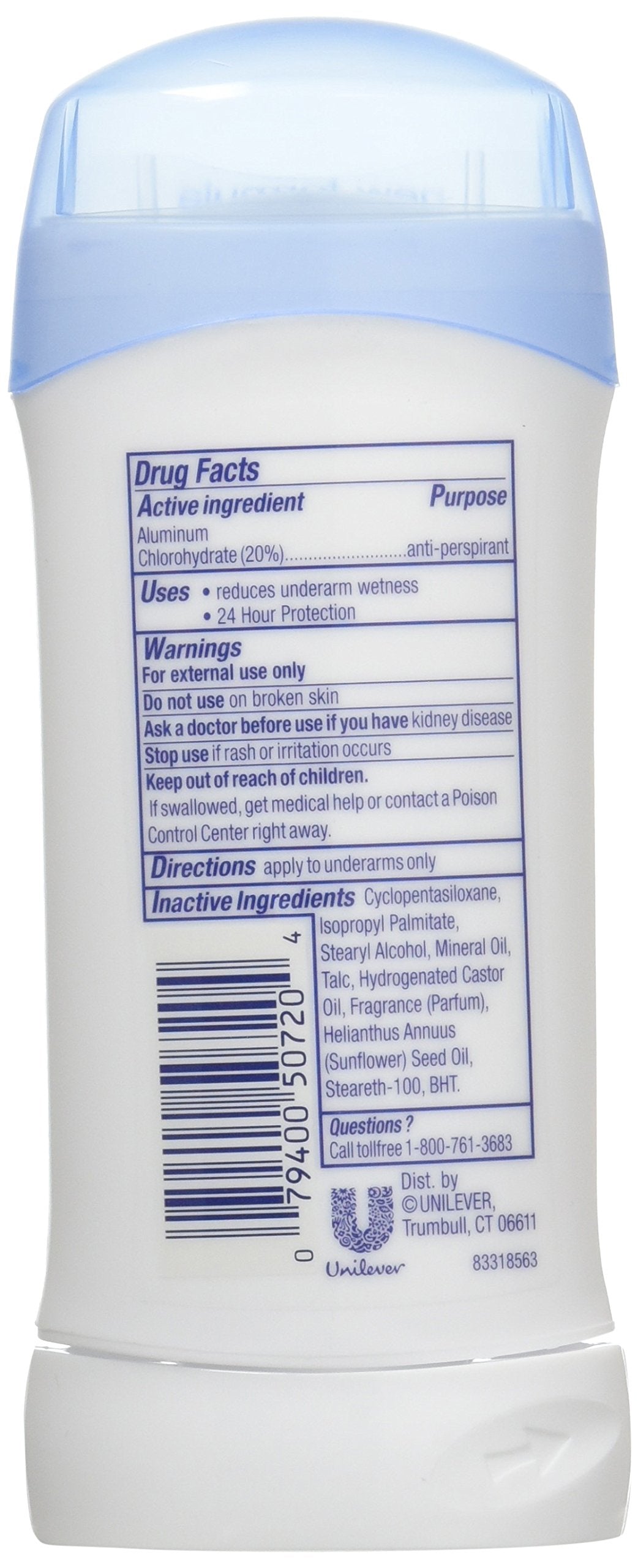 Dove anti-perspirant deodorant offers 24-hour protection for trusted dryness.